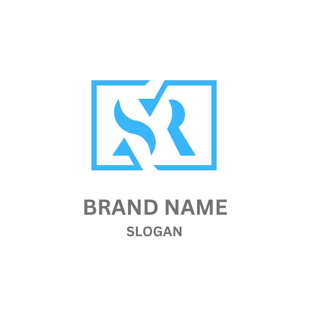 Diseño del logotipo de la letra SR234