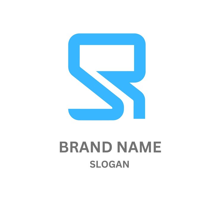 Vector diseño del logotipo de la letra sr236
