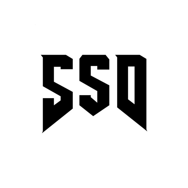 Diseño de logotipo de letra SSD para una empresa de tecnología Diseño del logotipo SSD combinación de colores blanco y negro Logotipo SSD vector Diseño del icono SSD Alfabeto SSD Tipo de diseño del logotipo