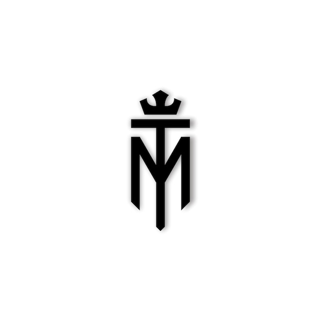 DISEÑO DE LOGOTIPO LETRA T Y M