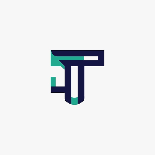 Diseño del logotipo de la letra T