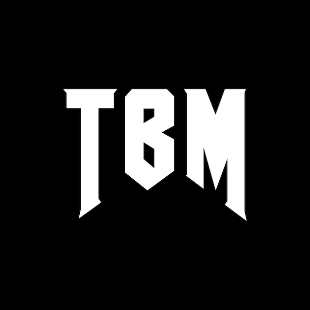 Diseño de logotipo de letra TBM para una empresa de tecnología TBM diseño de logotipo TBM combinación de colores blanco y negro TBM logotipo Vector TBM diseño TBM icono TBM alfabeto TBM tipografía logotipo diseño