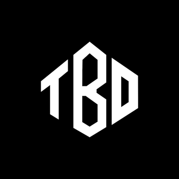 Diseño del logotipo de la letra TBO con forma de polígono TBO diseño del logotipo en forma de póligono y cubo TBO hexágono modelo de logotipo vectorial colores blanco y negro TBO monograma logotipo de negocios e inmobiliario