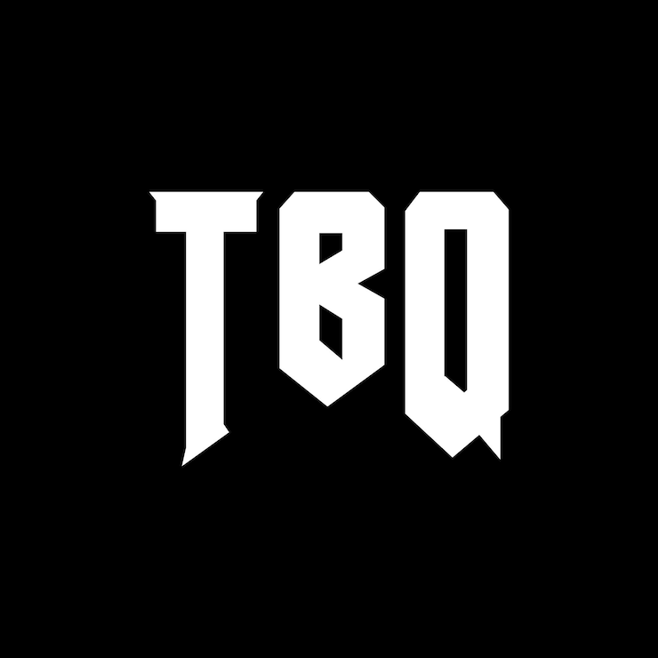 Vector diseño de logotipo de letra tbq para una empresa de tecnología diseño de logotipo tbq combinación de colores blanco y negro diseño de diseño de logotipo tbq vector tbq diseño de icono tbq alfabeto tbq tipografía