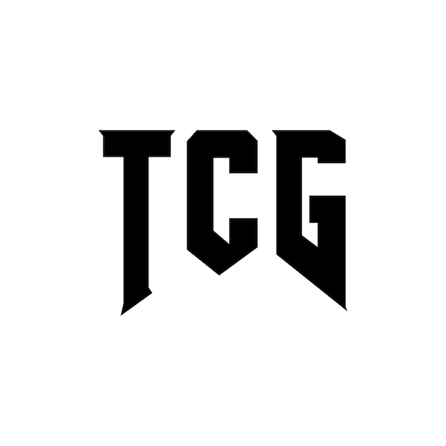 Diseño de logotipo de letra TCG para una empresa de tecnología TCG diseño de logotipo combinación de colores blanco y negro TCG logotipo TCG vector TCG diseño TCG icono TCG alfabeto TCG tipografía diseño del logotipo