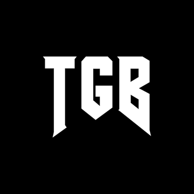 Diseño de logotipo de letra TGB para una empresa de tecnología TGB diseño de logotipo combinación de colores blanco y negro TGB logotipo TGB vector TGB diseño TGB icono TGB alfabeto TGB tipografía diseño del logotipo