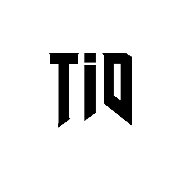 Diseño de logotipo de letra TID para una empresa de tecnología TID diseño de logotipo TID combinación de colores blanco y negro TID logotipo vector TID diseño del icono TID alfabeto TID tipografía diseño del logotipo
