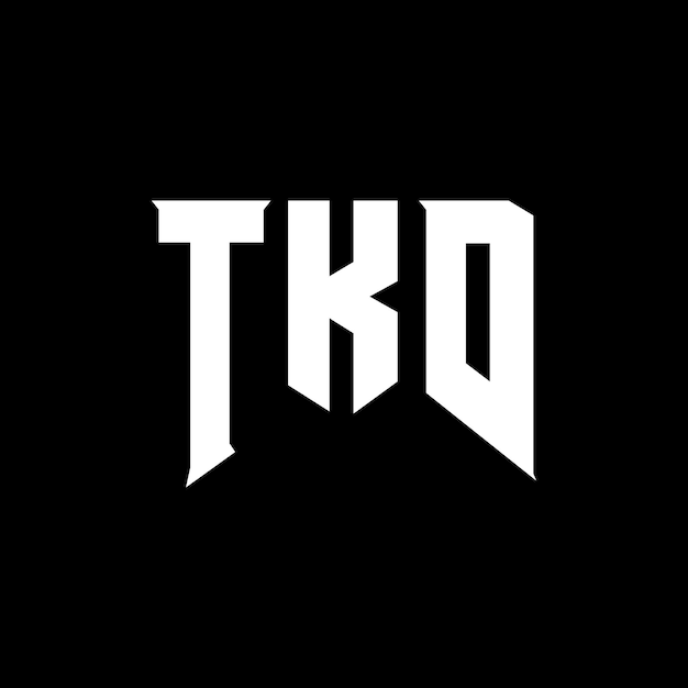 Diseño de logotipo de letra TKD para una empresa de tecnología Diseño del logotipo TKD combinación de colores blanco y negro TKD logotipo Vector TKD diseño TKD icono TKD alfabeto TKD tipografía diseño del logotipo