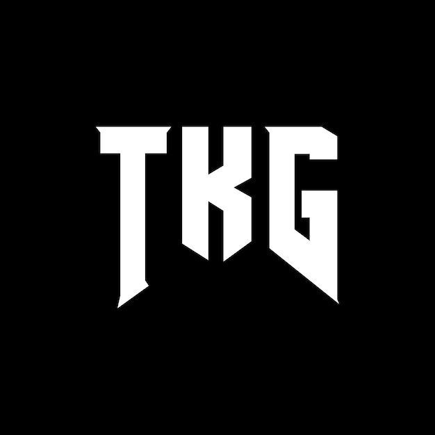 Diseño de logotipo de letra TKG para una empresa de tecnología TKG diseño de logotipo TKG combinación de colores blanco y negro TKG logotipo vector TKG diseño TKG icono TKG alfabeto TKG tipografía diseño de logotip