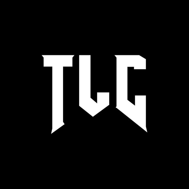 Diseño de logotipo de letra TLC para una empresa de tecnología Diseño de Logotipo TLC combinación de colores blanco y negro TLC logotipo TLC vector TLC diseño Icono TLC alfabeto TLC tipografía Diseño de logos TLC
