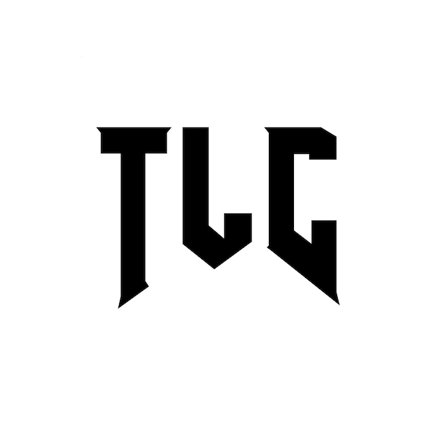 Diseño de logotipo de letra TLC para una empresa de tecnología Diseño de Logotipo TLC combinación de colores blanco y negro TLC logotipo TLC vector TLC diseño Icono TLC alfabeto TLC tipografía Diseño de logos TLC