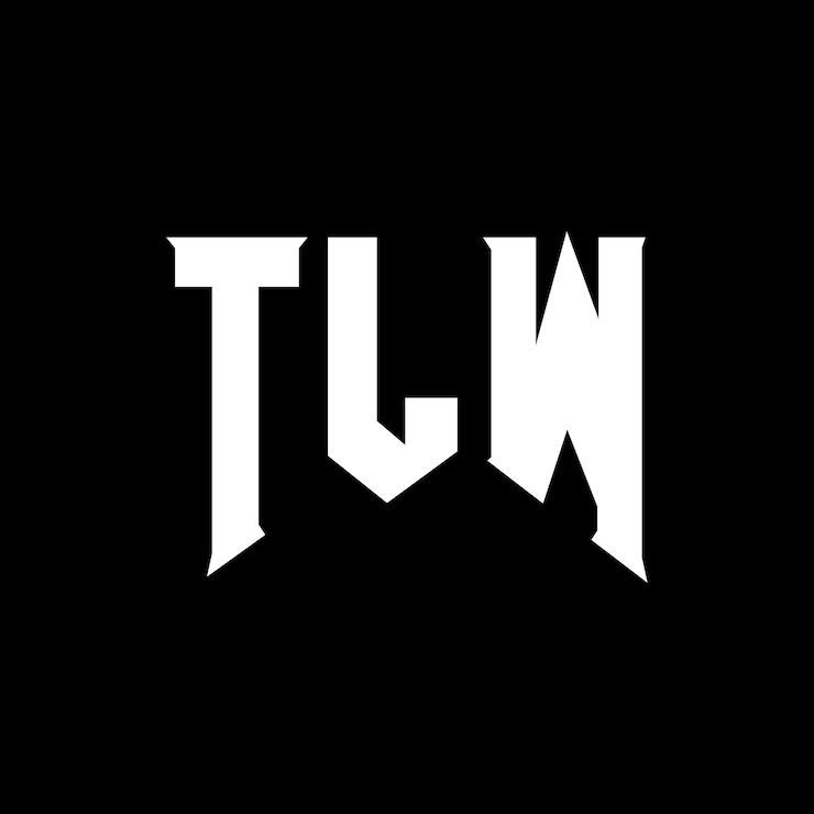 Vector diseño de logotipo de letra tlw para una empresa de tecnología diseño de logotipo tlw combinación de colores blanco y negro diseño de diseño de logotipo tlw vector tlw diseño de icono tlw alfabeto tlw tipografía