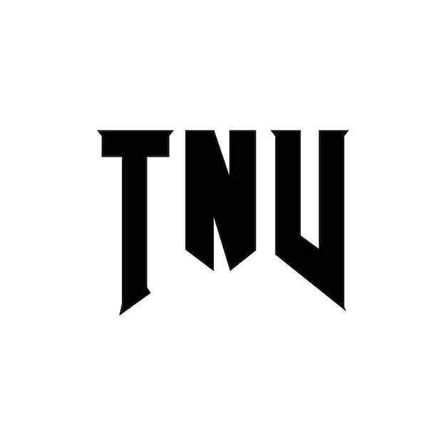 Diseño de logotipo de letra TNV para una empresa de tecnología Diseño de logos TNV combinación de colores blanco y negro Diseño de Logotipo TNV Vector TNV Diseño de Icono TNV Alfabeto TNV Tipografía Diseño del Logotipo