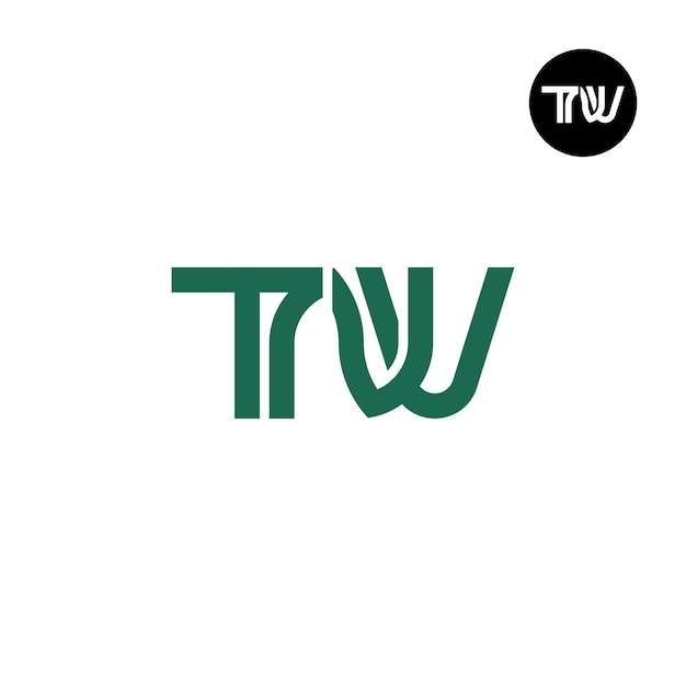 Diseño del logotipo de la letra TNV Monogram