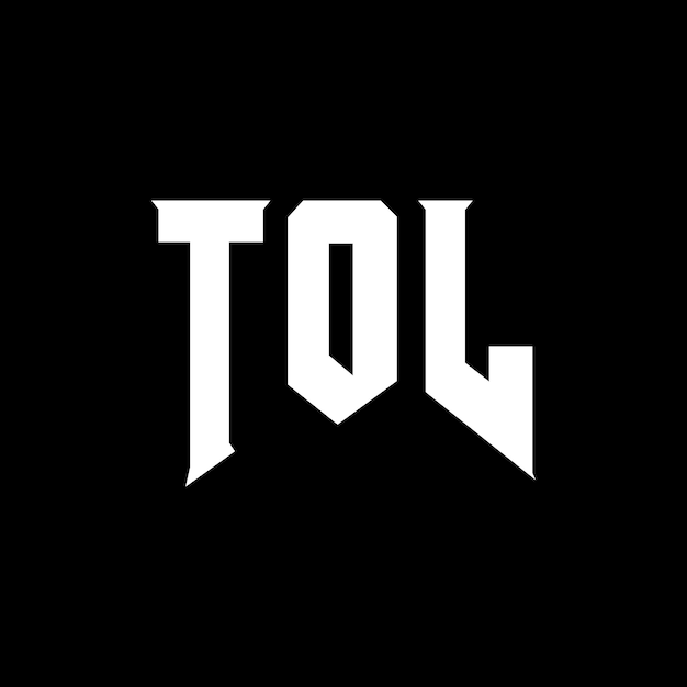 Diseño de logotipo de letra TOL para la empresa de tecnología TOL diseño de logotipo combinación de colores blanco y negro TOL logotipo TOL vector TOL diseño TOL icono TOL alfabeto TOL tipografía logotipo diseño