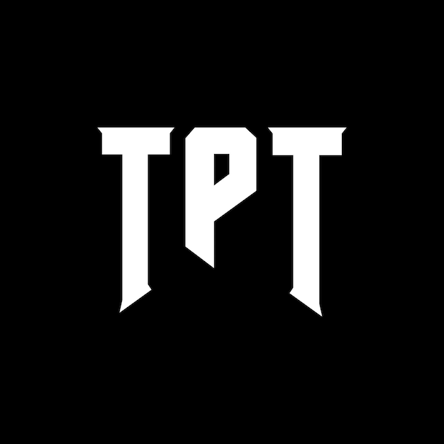 Diseño de logotipo de letra TPT para una empresa de tecnología TPT diseño de logotipo combinación de colores blanco y negro TPT logotipo TPT vector TPT diseño TPT icono TPT alfabeto TPT tipografía diseño del logotipo