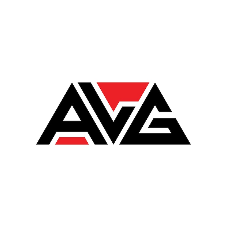 Vector diseño de logotipo de letra triangular alg con forma de triángulo alg diseño de logotipo triangular monograma alg modelo de logotipo vectorial triangular con color rojo alg logotipo triangular simple elegante y lujoso logotipo alg