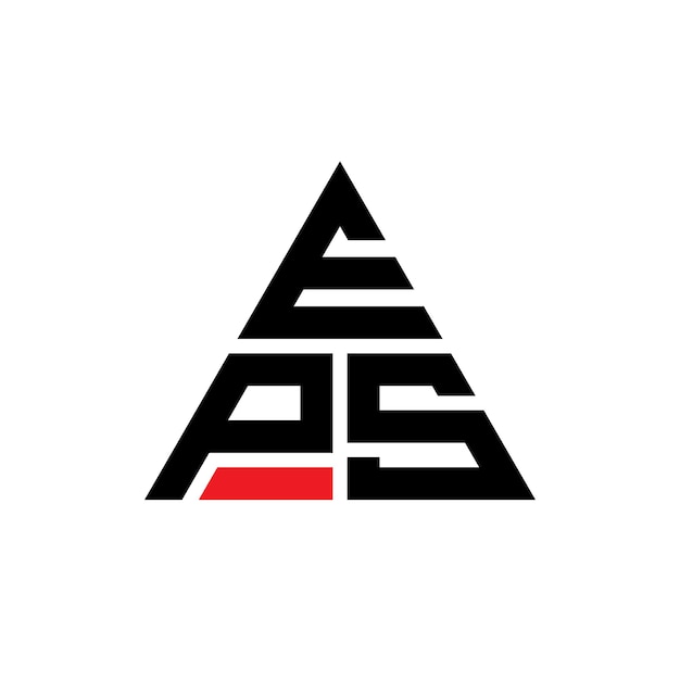 Diseño de logotipo de letra triangular EPS con forma de triángulo EPS diseño de logotipo triangular monograma EPS triángulo vectorial plantilla de logotipo con color rojo EPS logotipo Triangular Simple Elegante y lujoso Logotipo