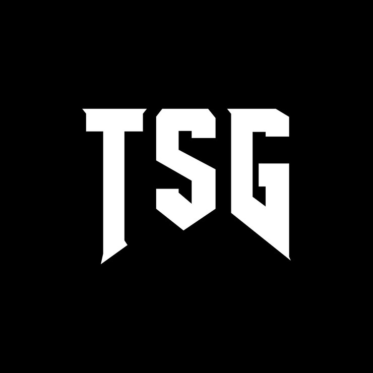 Vector diseño de logotipo de letra tsg para una empresa de tecnología diseño de logotipo tsg combinación de colores blanco y negro diseño de diseño de logotipo tsg vector tsg icon tsg alfabeto tsg tipografía