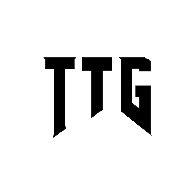 Diseño de logotipo de letra TTG para una empresa de tecnología Diseño de Logotipo TTG Combinación de colores blanco y negro Logo TTG Vector TTG Diseño de icono TTG Alfabeto TTG Tipografía Diseño del logotipo