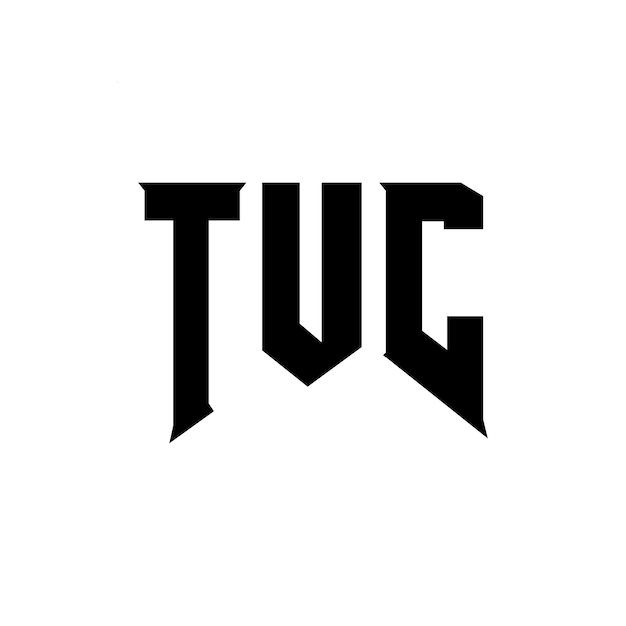 Diseño de logotipo de letra TUC para una empresa de tecnología Diseño de Logotipo TUC combinación de colores blanco y negro TUC logotipo TUC vector TUC diseño TUC icono TUC alfabeto TUC tipografía diseño de logotipo