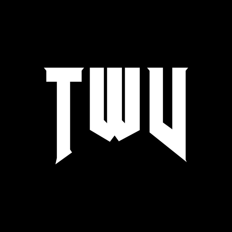 Vector diseño de logotipo de letra twv para una empresa de tecnología twv diseño de logotipo en blanco y negro combinación de colores twv logotipo twv vector twv diseño twv icono twv alfabeto twv tipografía diseño de logotip