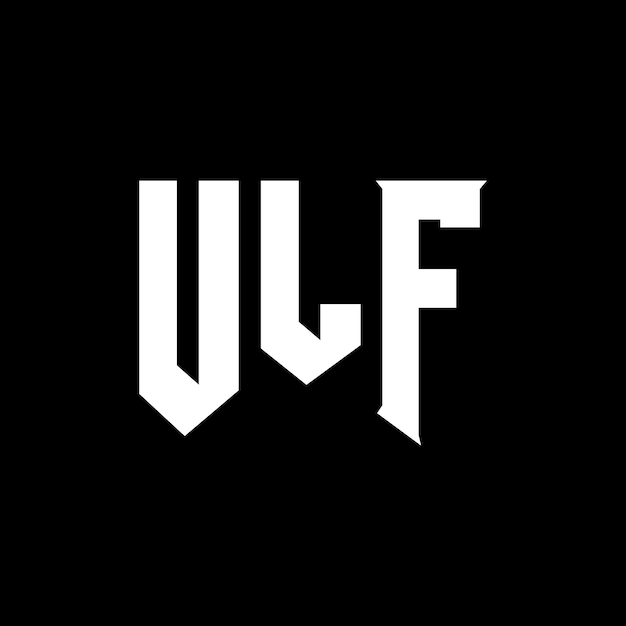 Diseño de logotipo de letra ULF para una empresa de tecnología Diseño del logotipo ULF combinación de colores blanco y negro Logotipo ULF vector diseño ULF icono ULF alfabeto diseño del logotipo tipografía ULF