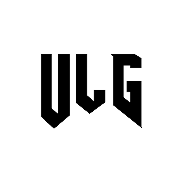 Diseño de logotipo de letra ULG para una empresa de tecnología Diseño del logotipo ULG combinación de colores blanco y negro Logotipo ULG vector diseño ULG icono ULG alfabeto ULG tipografía diseño del logotipo