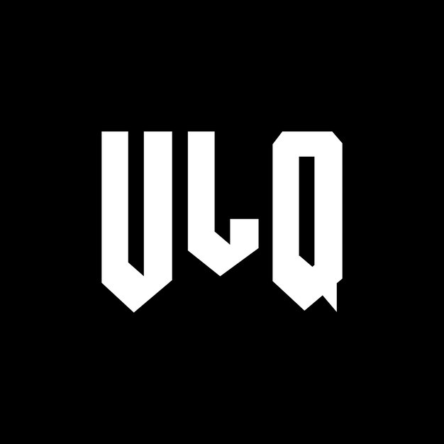 Diseño de logotipo de letra ULQ para una empresa de tecnología Diseño del logotipo ULQ combinación de colores blanco y negro ULQ logo ULQ vector ULQ diseño Icono ULQ alfabeto ULQ tipografía diseño del logotipo