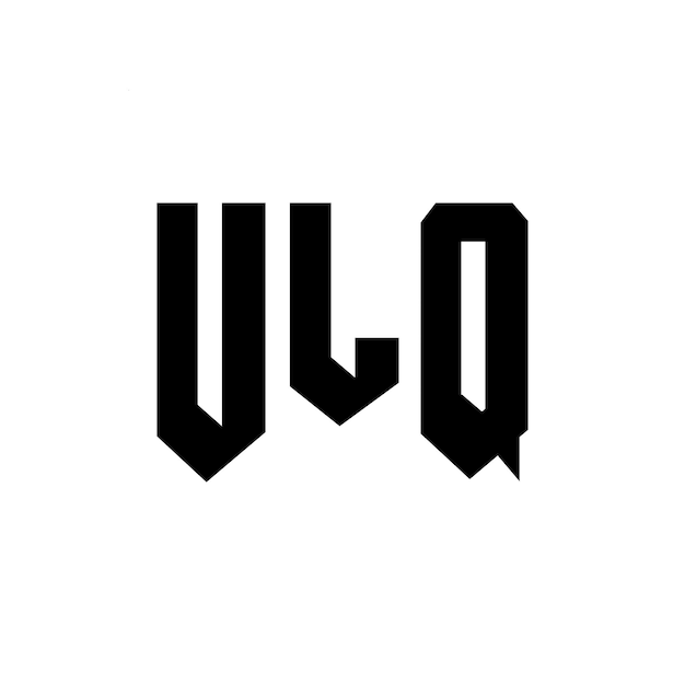 Diseño de logotipo de letra ULQ para una empresa de tecnología Diseño del logotipo ULQ combinación de colores blanco y negro ULQ logo ULQ vector ULQ diseño Icono ULQ alfabeto ULQ tipografía diseño del logotipo