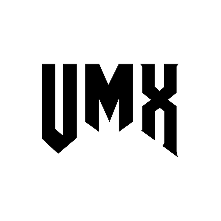 Vector diseño de logotipo de letra umx para una empresa de tecnología diseño del logotipo umx combinación de colores blanco y negro logotipo umx vector diseño umx icono umx alfabeto umx tipografía diseño del logotipo