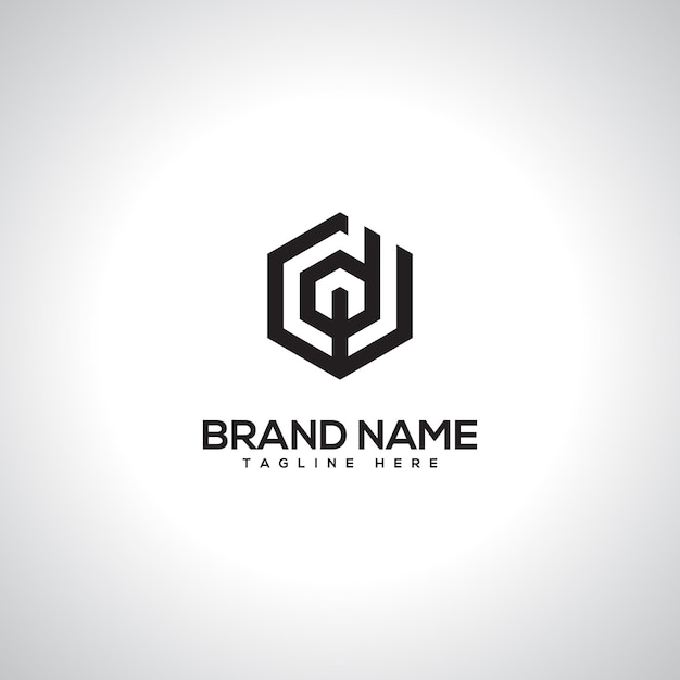 Diseño del logotipo de la letra única del alfabeto WD DW Símbolo vectorial inicial