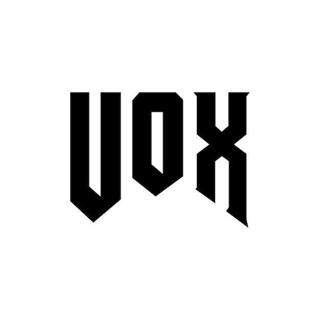 Diseño de logotipo de letra UOX para una empresa de tecnología UOX diseño de logotipo combinación de colores blanco y negro UOX logotipo UOX vector UOX diseño UOX icono UOX alfabeto UOX tipografía logotipo diseño