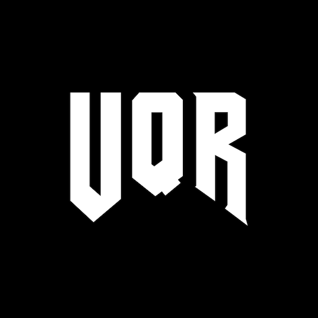 Diseño de logotipo de letra UQR para una empresa de tecnología Diseño del logotipo UQR combinación de colores blanco y negro UQR logotipo Vector UQR diseño Icono UQR alfabeto UQR tipografía diseño del logotipo