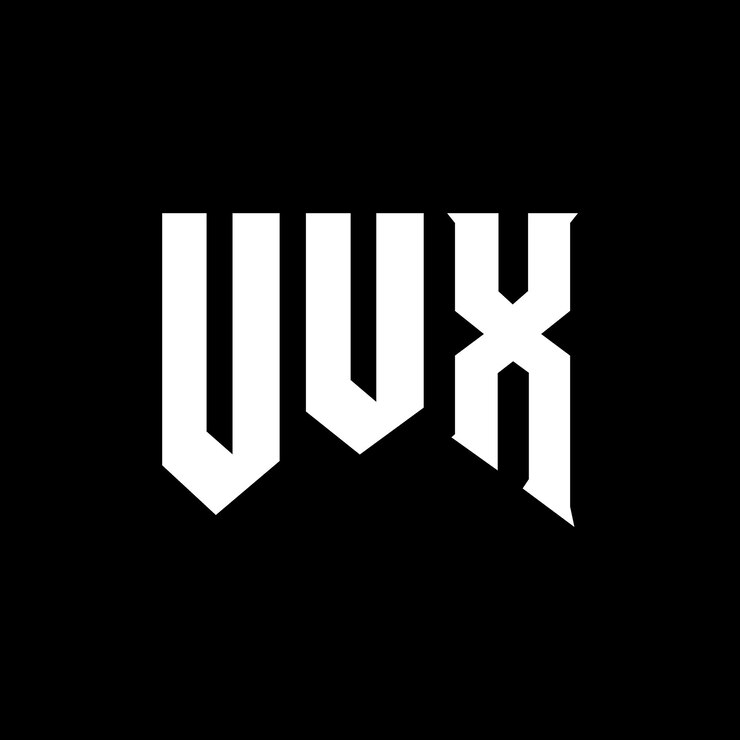Vector diseño de logotipo de letra uux para una empresa de tecnología diseño del logotipo uux combinación de colores blanco y negro uux logo uux vector uux diseño uux icono uux alfabeto uux tipografía diseño del logotipo