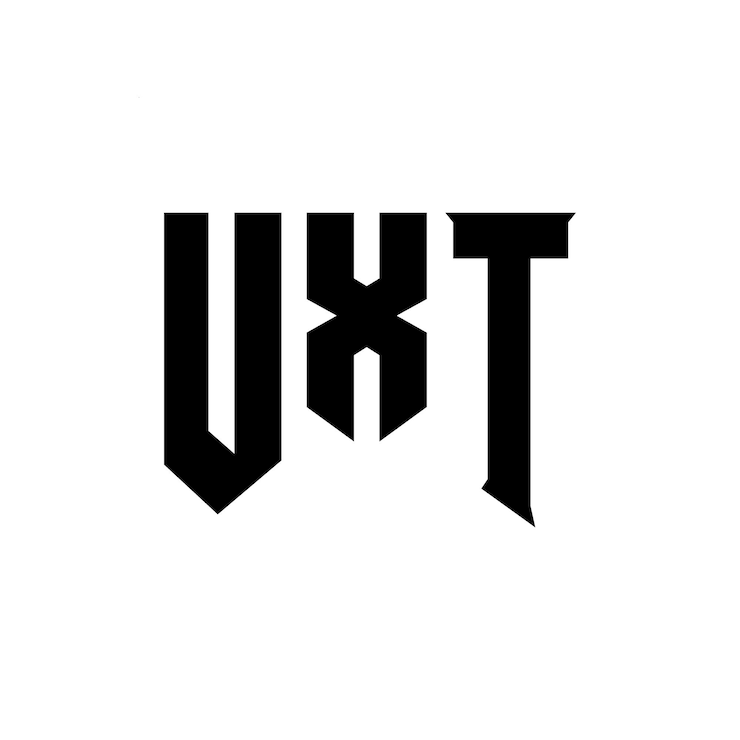 Vector diseño de logotipo de letra uxt para una empresa de tecnología diseño del logotipo uxt combinación de colores blanco y negro uxt logotipo vector uxt diseño uxt icono uxt alfabeto uxt tipografía diseño del logotipo