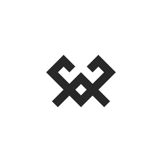 Diseño del logotipo de la letra V A