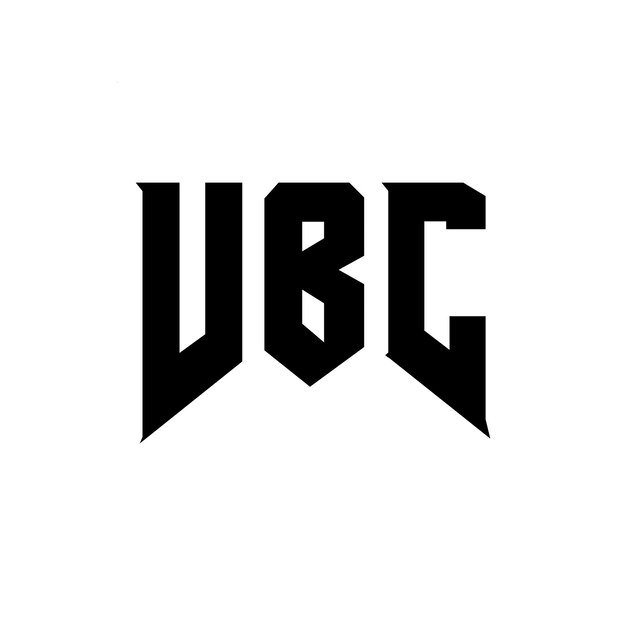 Diseño de logotipo de letra VBC para una empresa de tecnología Diseño del logotipo VBC combinación de colores blanco y negro Logotipo VBC vector diseño VBC icono VBC alfabeto VBC tipografía diseño del logotipo