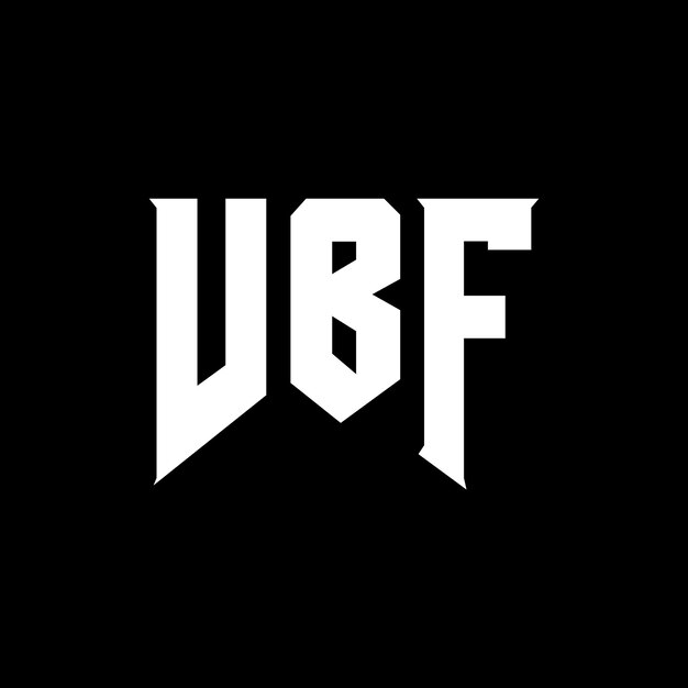 Diseño de logotipo de letra VBF para una empresa de tecnología Diseño del logotipo VBF combinación de colores blanco y negro VBF diseño de vector VBF VBF icono VBF alfabeto VBF tipografía diseño del logotipo