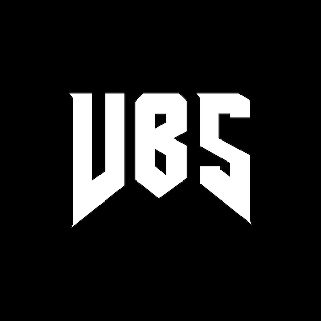 Diseño de logotipo de letra VBS para una empresa de tecnología Diseño del logotipo VBS combinación de colores blanco y negro Logotipo VBS Vector Diseño VBS Icon VBS Alfabeto VBS Tipografía Logotipo Diseño