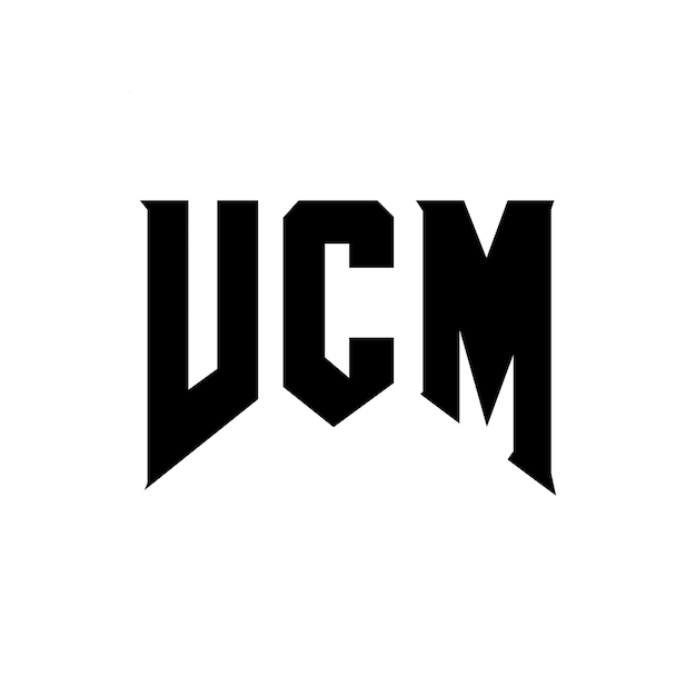 Diseño de logotipo de letra VCM para una empresa de tecnología Diseño del logotipo VCM combinación de colores blanco y negro Logotipo VCM vector VCM diseño Icono VCM alfabeto VCM tipografía Diseño del Logotipo