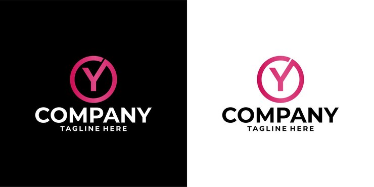 Vector diseño de logotipo letra y vector premium