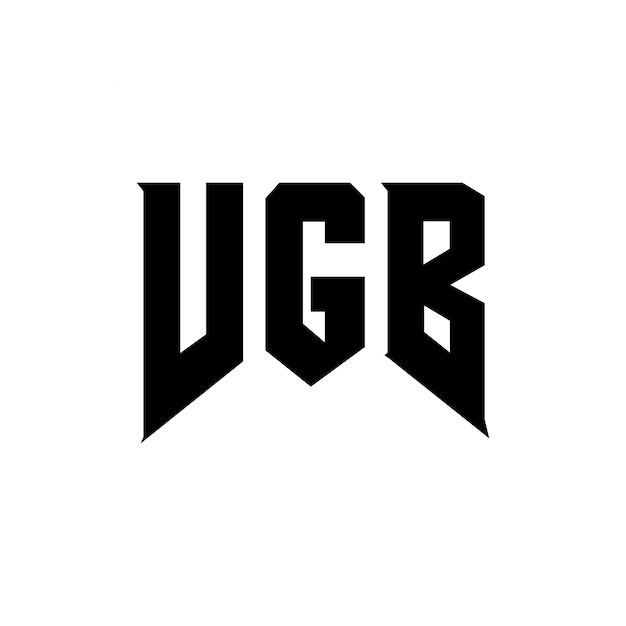 Diseño de logotipo de letra VGB para una empresa de tecnología Diseño de Logotipo VGB combinación de colores blanco y negro VGB logotipo VGB vector VGB diseño icono VGB alfabeto VGB tipografía diseño de logotipo