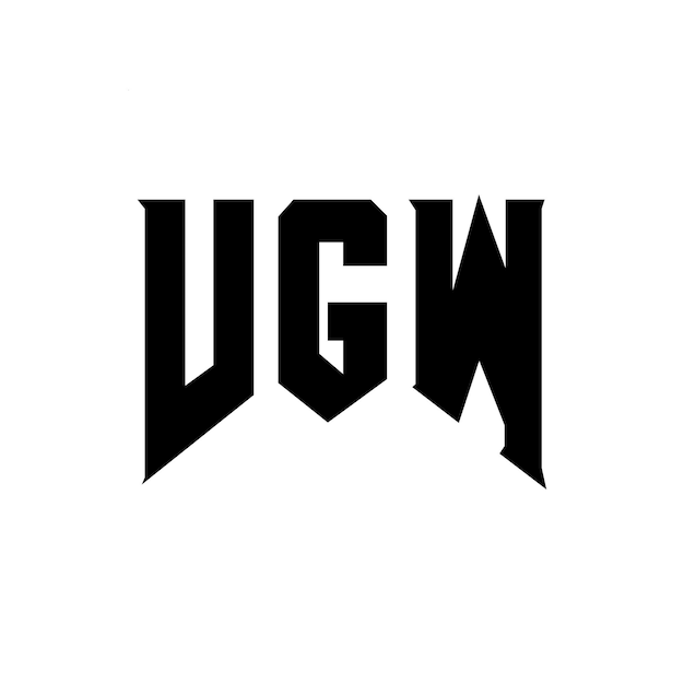 Diseño de logotipo de letra VGW para la empresa de tecnología VGW diseño de logotipo VGW combinación de colores blanco y negro VGW logo VGW vector VGW diseño VGW icono VGW alfabeto VGW tipografía logotipo diseño