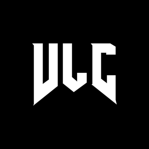 Diseño de logotipo de letra VLC para una empresa de tecnología Diseño del logotipo VLC combinación de colores blanco y negro Logotipo VLC vector VLC diseño Icono VLC alfabeto VLC tipografía Diseño del Logotipo