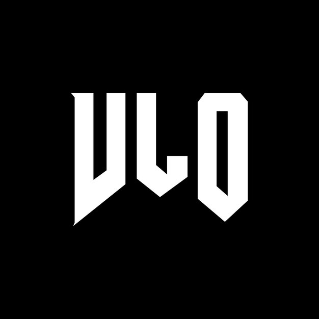 Diseño de logotipo de letra VLO para la empresa de tecnología VLO diseño de logotipo combinación de colores blanco y negro VLO logotipo VLO vector VLO diseño icono VLO alfabeto VLO tipografía diseño del logotipo