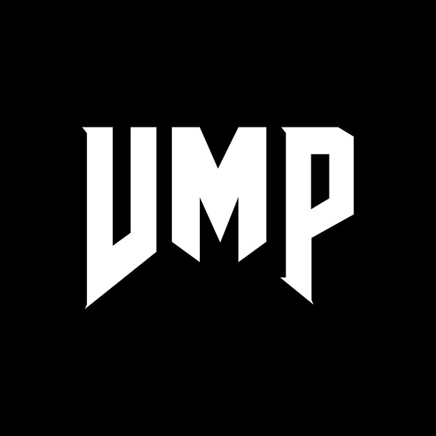 Diseño de logotipo de letra VMP para una empresa de tecnología Diseño del logotipo VMP combinación de colores blanco y negro Logotipo VMP Vector VMP Diseño del icono VMP Alfabeto VMP Tipo de diseño del logotipo