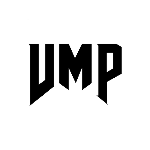Diseño de logotipo de letra VMP para una empresa de tecnología Diseño del logotipo VMP combinación de colores blanco y negro Logotipo VMP Vector VMP Diseño del icono VMP Alfabeto VMP Tipo de diseño del logotipo