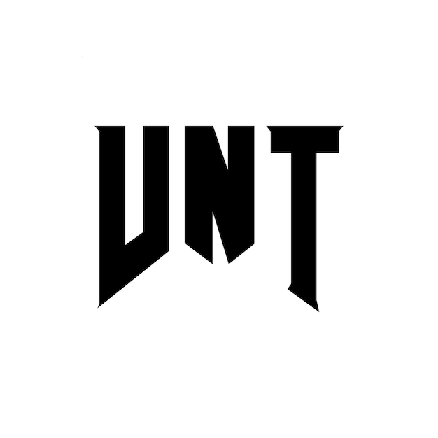 Diseño de logotipo de letra VNT para una empresa de tecnología Diseño del logotipo VNT combinación de colores blanco y negro Logotipo VNT vector VNT diseño Icono VNT alfabeto VNT tipografía Diseño del Logotipo