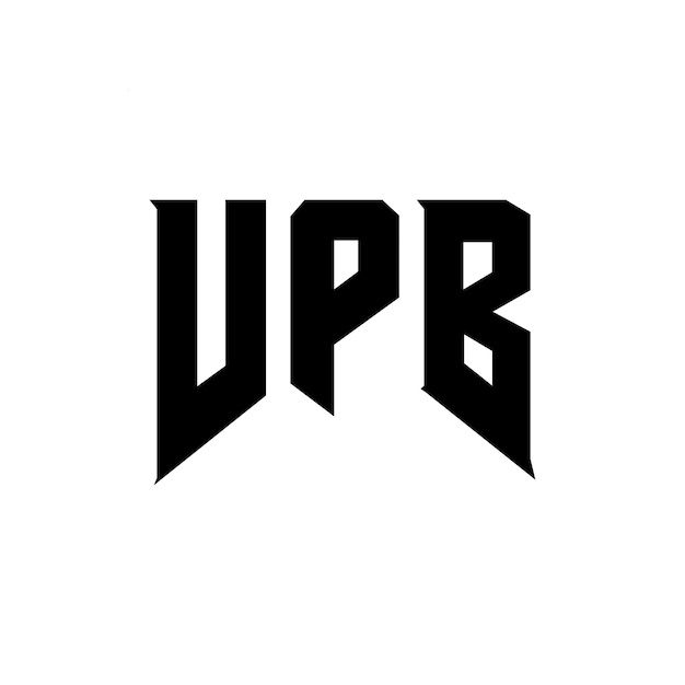 Diseño de logotipo de letra VPB para una empresa de tecnología Diseño del logotipo VPB combinación de colores blanco y negro Logotipo VPB Vector VPB Diseño del icono VPB Alfabeto VPB Tipografía diseño del logotipo